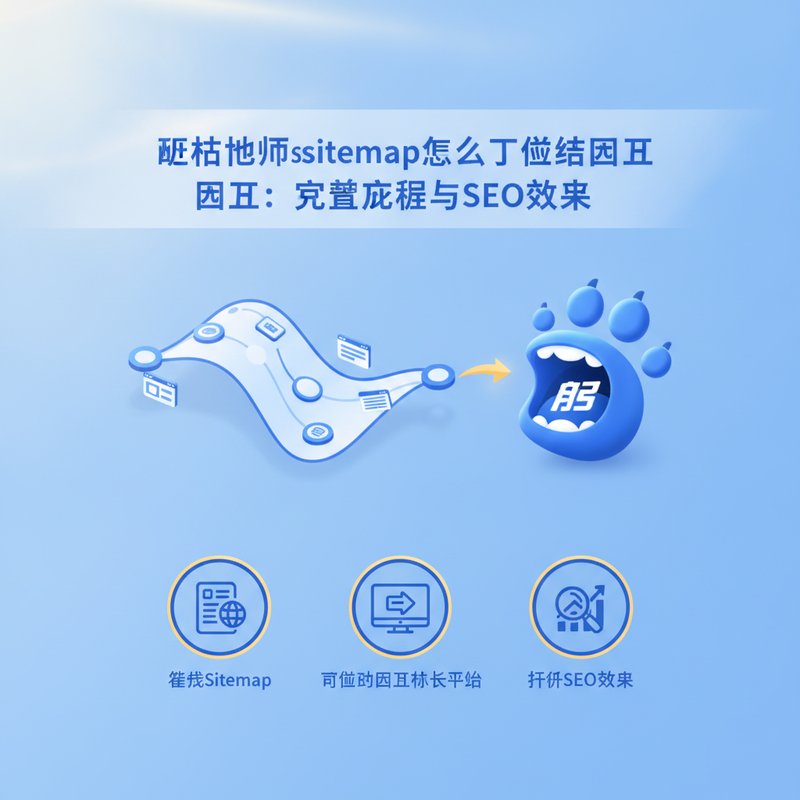 网站地图sitemap提交给百度的完整流程示意