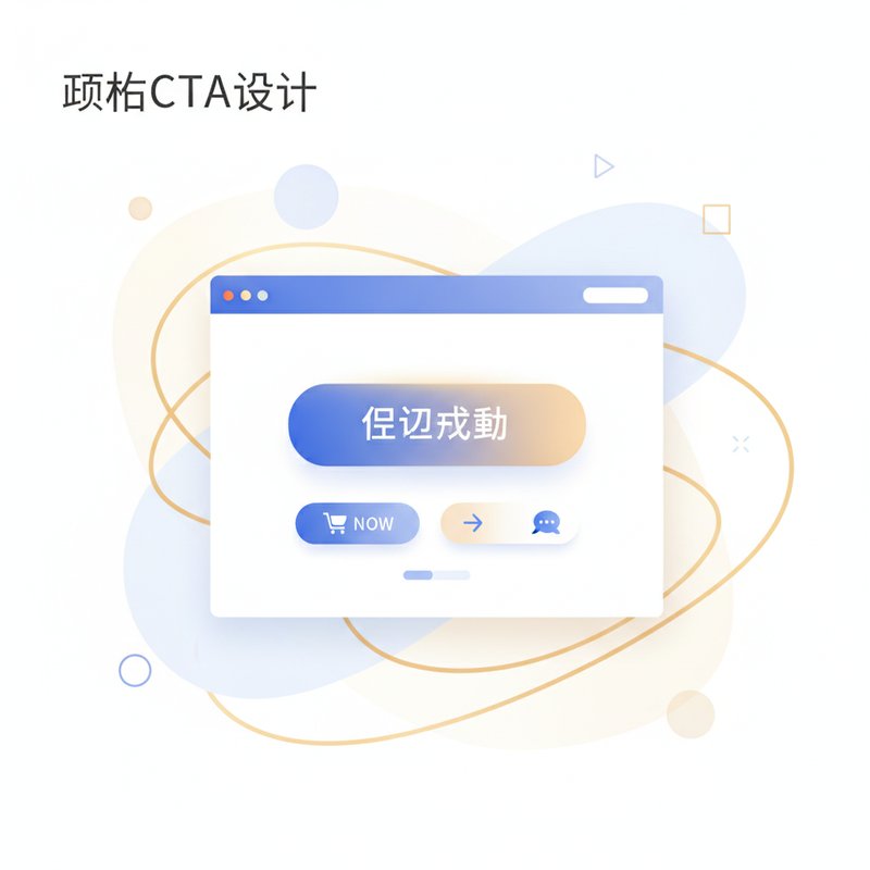 企业网站CTA按钮设计示意图