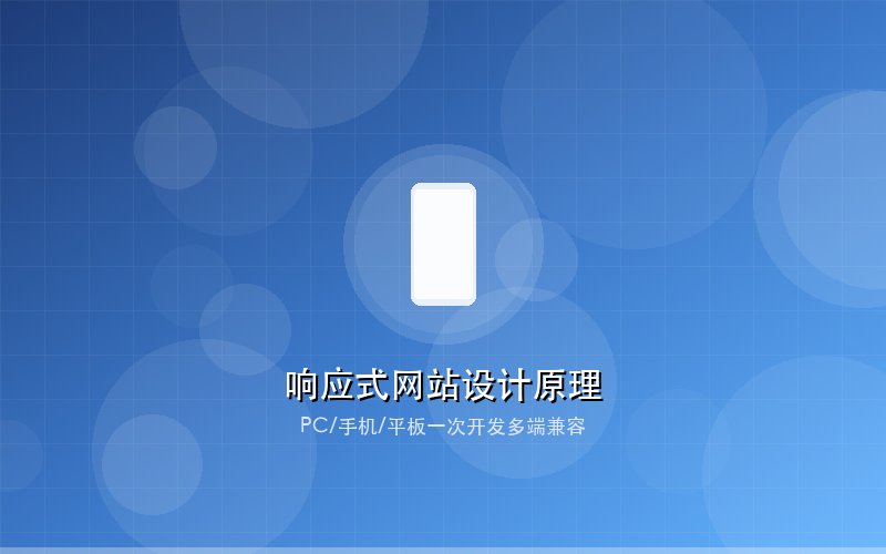 响应式网站设计原理示意图