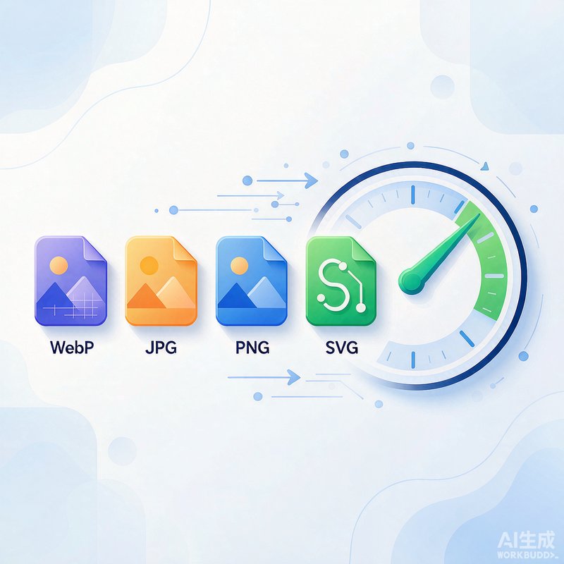企业网站图片格式WebP对比JPG PNG SVG选型与网站加载速度优化