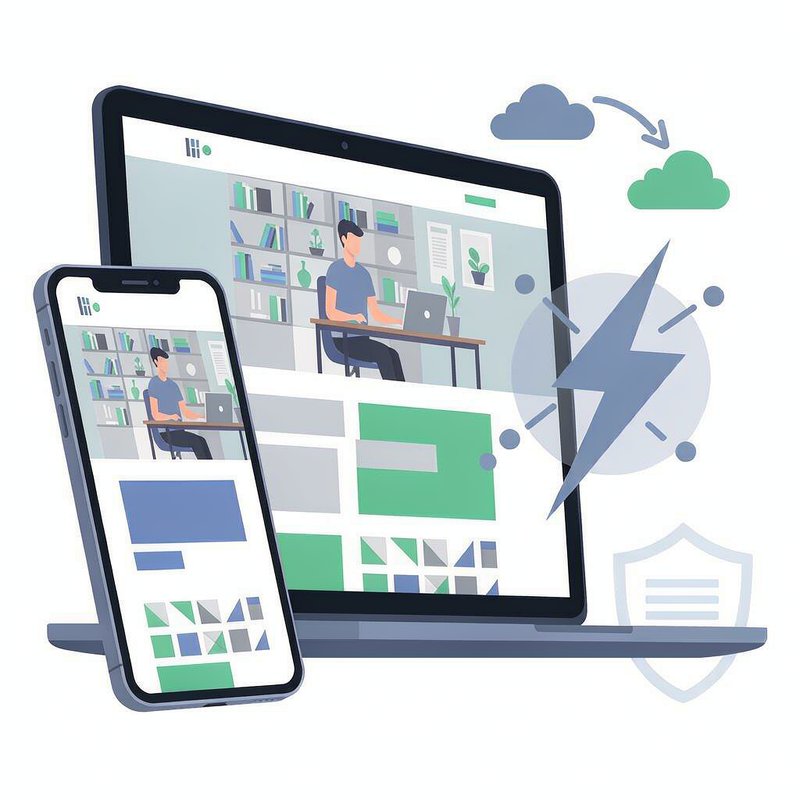 企业网站PWA渐进式应用价值示意图