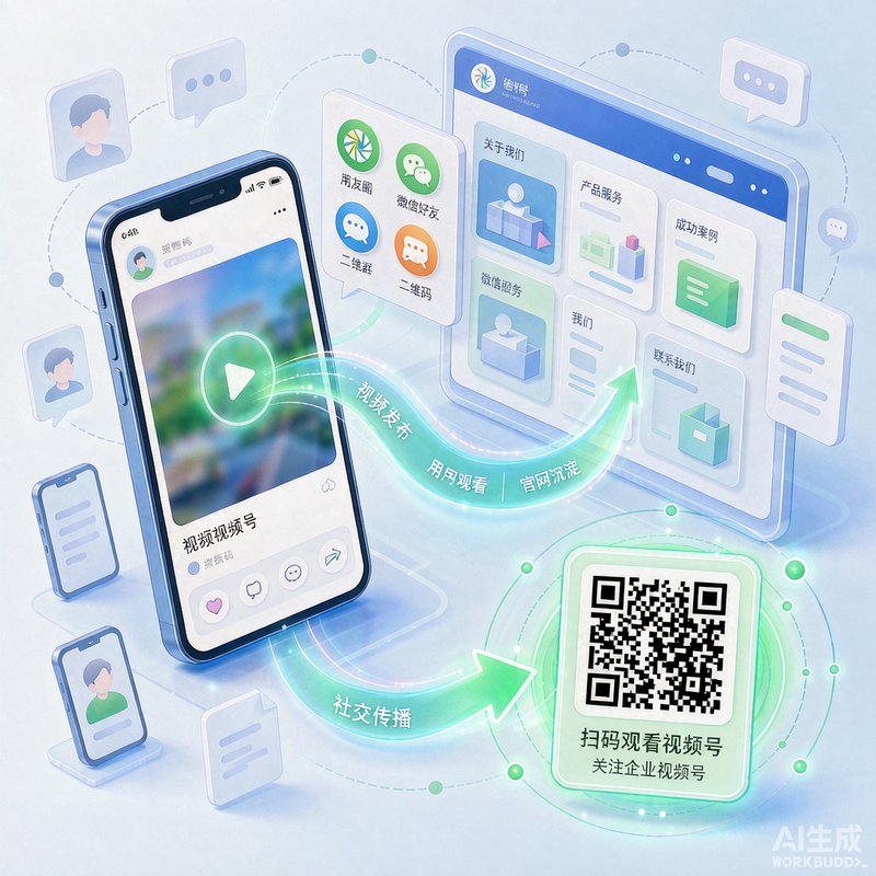 视频号与企业网站打通