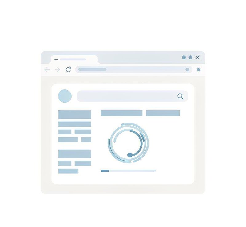 网站开发页面加载动画示意图