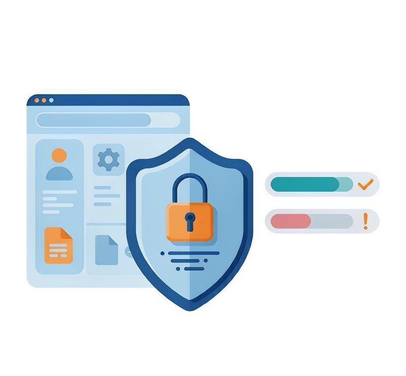 做网站后台密码安全防护示意图